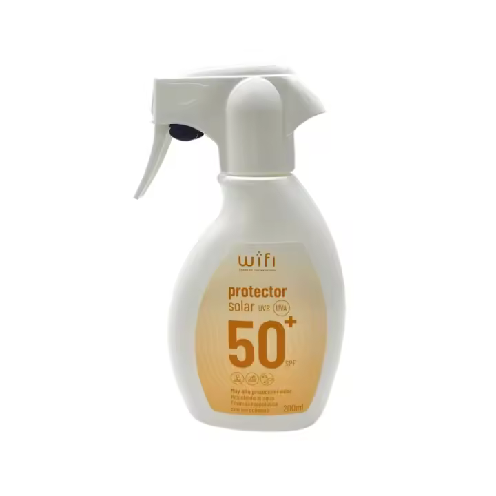 Protector Solar Spray Wifi SPF50+ 200 Ml - Resistente Al Agua - Alta Protección UVA/UVB - Ocean Friendly - Farmacia - 1