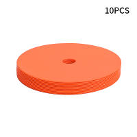 10pcs Matrices De Entrenamiento De Fútbol Planas Perforadas Marcadores Obstáculos Y Barricadas Para Equipo De Deportes - details 10