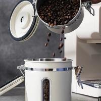 Contenedor De Almacenamiento Airtight De Acero Inoxidable Para Cofeina Gran Capacidad Reserva De Alimentos Ecológico Y Fresco - details 8