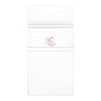 Juego de Sábanas 100 % Algodón para Cuna 60 X 120 CM ( Bajera + encimera + Funda de Almohada ) Fafricado en España - details 1