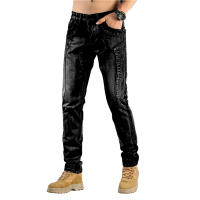 Pantalones De Motocicleta Hithotwin Aramida Con Protección Kevlar Retro Para Hombres Pantalones De Moto Deportivos Y Racing En Negro - details 18