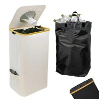 Bandeja De Reciclaje 100L 26 Gallones Para Cocina Interior Exterior Hogar Con 2 Bolsas Internas Desmontables Y Reutilizables Recycle Bin - details 1