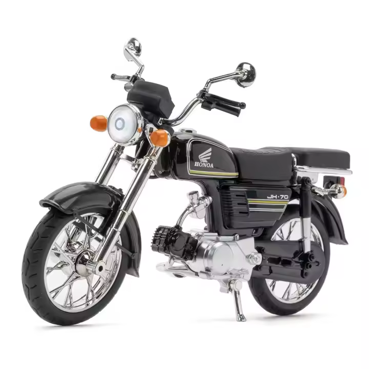 Honda JH-70 Mini Moto Diecast 1:12 Para Niños Con Sonido Luz Y Absorción De Choque Metal Coche De Juguete Monkey Carrocería De Aleación Fuerte Y Duradera - 1