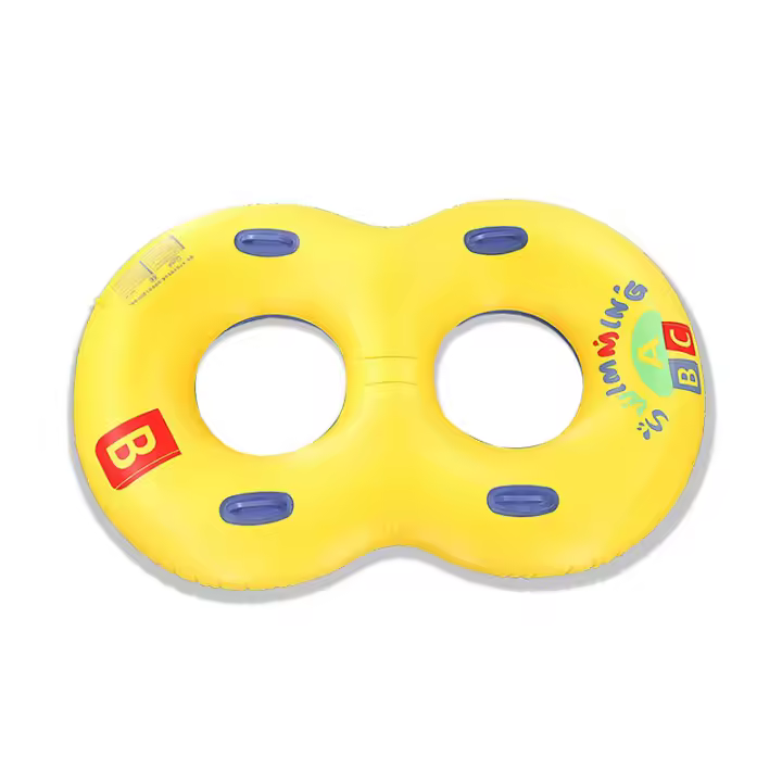 Rooxin Anillo Flotante Inflable Para Natación Para Dos Personas Niños Adultos Flotador De Agua Mattress De Air Tubo De Natación - 1