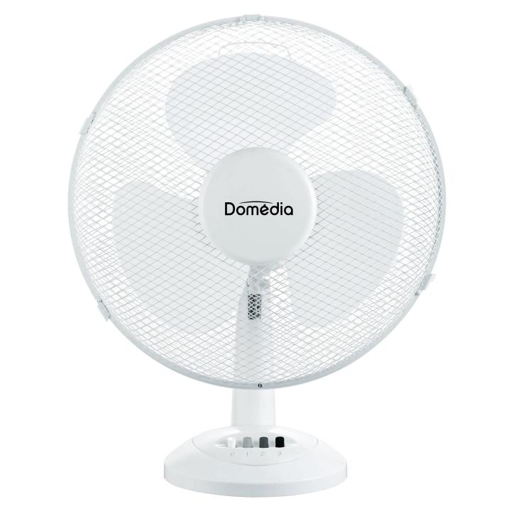Ventilador de Sobremesa 40CM con 3 Velocidades Ajustables, Color Blanco — oferta en Miravia