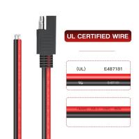 Cable De Extensión De Poder Para Coche Anchtek 10AWG14AWG Conector SAE Conectador Rápido Desconectable Cable De Panel Solar Accesorios Electrónicos Para Motocicleta - details 1