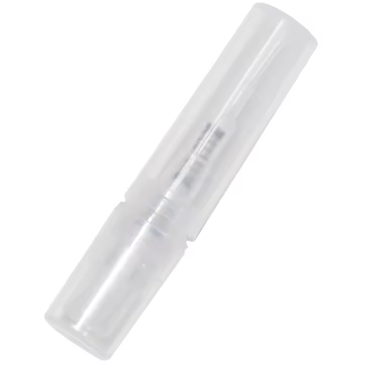 Mini botella de plástico transparente con pulverizador, botella vacía de muestra de Perfume, adecuada para viaje, fiesta, 60 piezas, 2 ML - 1