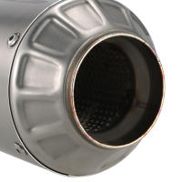Pipé De Escape De Acero Inoxidable Universal Para Motocicleta ATV Con Anillas De Soldadura Y Conector Pieza 51mm - details 5