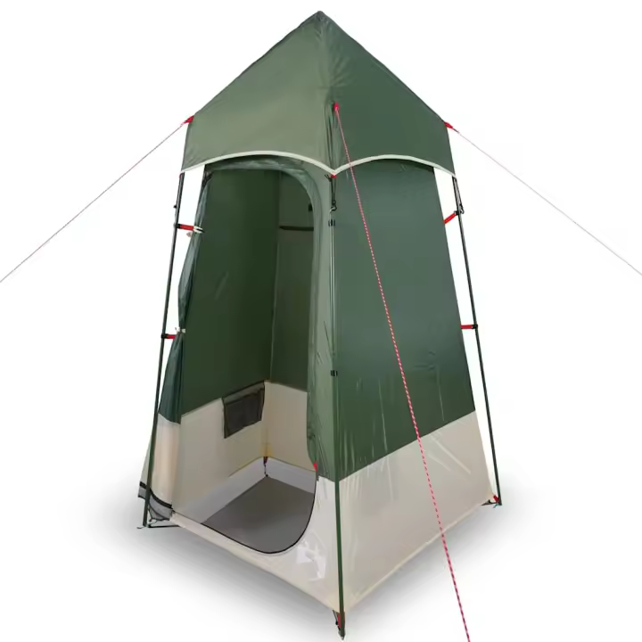 vidaXL Tienda servicio baño impermeable verde - 1