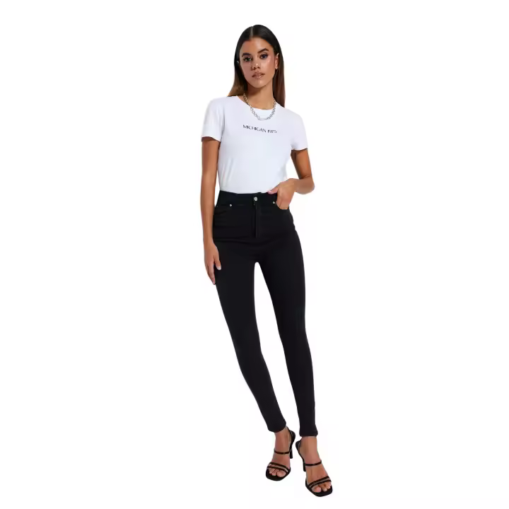 Trendyol Dark Blue Medium Waist Skinny Jeans Twoss23Je00073 - 1