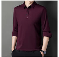 Camisa Polo De Lujo Para Hombre Estilo Británico Con Estampado Y Manga Larga Calidad Superior Moda Invernal Sin Rastros - details 16