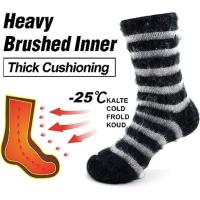10 Pairs Men's Socks Winter Warm Socks, Extra Thk Heated Round Socks - details 2