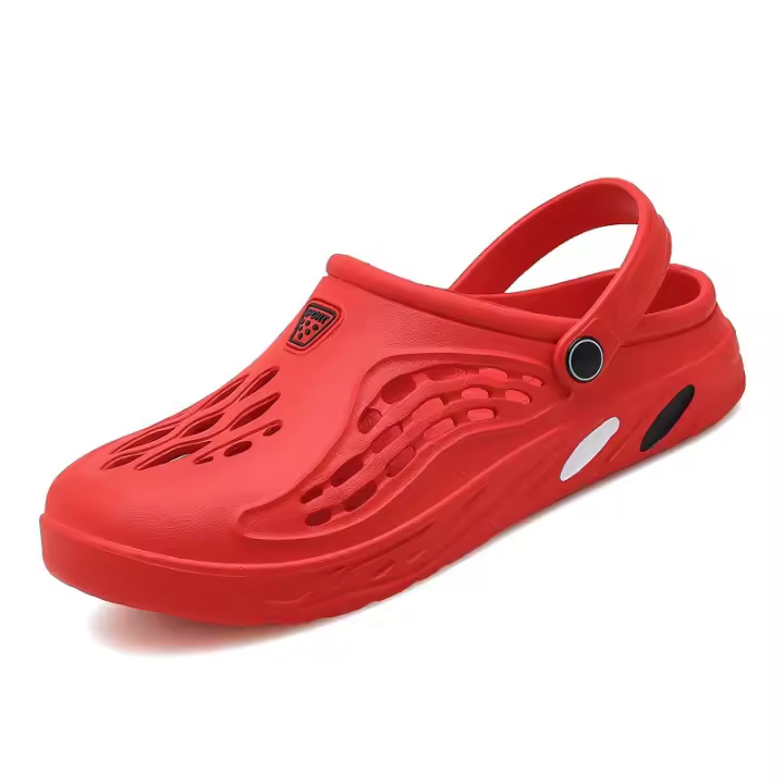 Sandalias De Hombre Para Verano Zuecos EVA Zapatillas De Jardín Plataforma Playa Couplet Slides Para Interior Baño Talla Grande - 1