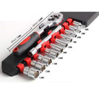 Juego De 12 Piezas De Llaves De Fijación Para Motocicleta Bicicleta Y Automóvil Herramientas De Reparación Para Coche Barco Kit De Herramientas Multifuncionales Para Bicicleta - details 6