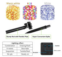 Cadena De Luces Solares LED Para Jardín Y Jardín Decoración De Navidad Impermeable De 32m/22m/11m/7m Luz De Farolillo Festivo - details 2