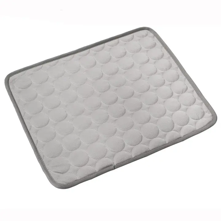 Alfombra Para Mascotas De Verano Alivio Del Calor Silla Fría Sensación De Hielo Transpirable Alfombra Para Perros Y Gatos - 1