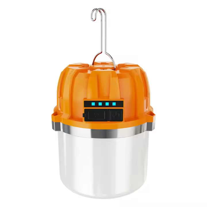 Lanterna Portátil LED 500W Recargable Con Pantalla De Energía Para Camping Pesca Y Emergencias Luz De Búho ABS Fuente De Alimentación Lithium Metal - 1
