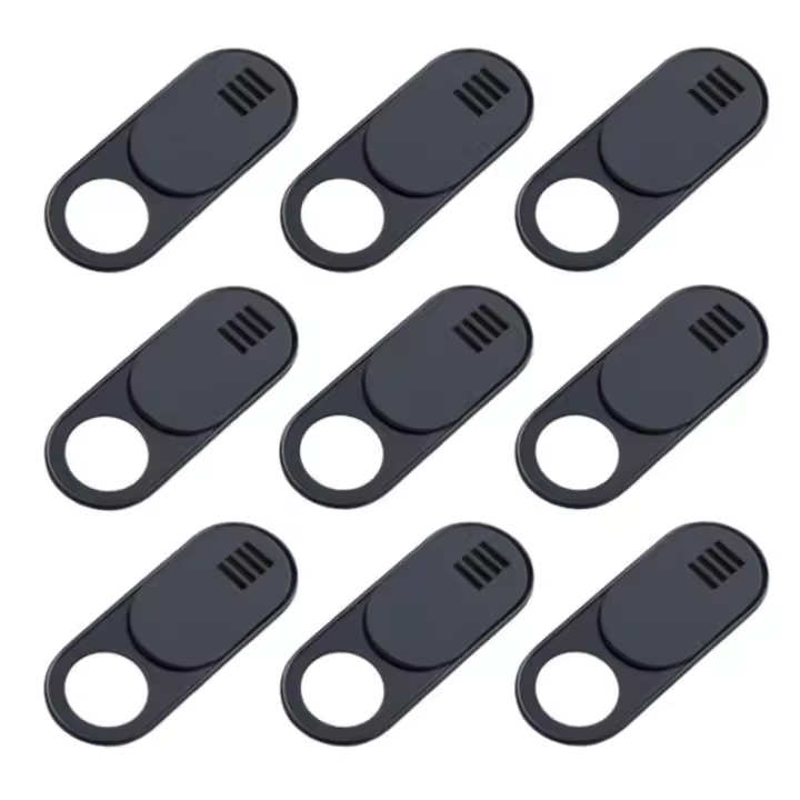 Cubierta deslizante para cámara web, bloqueador deslizante ultrafino con agujero redondo para ordenador portátil, MacBook Pro, IMac, 9 unidades - 1