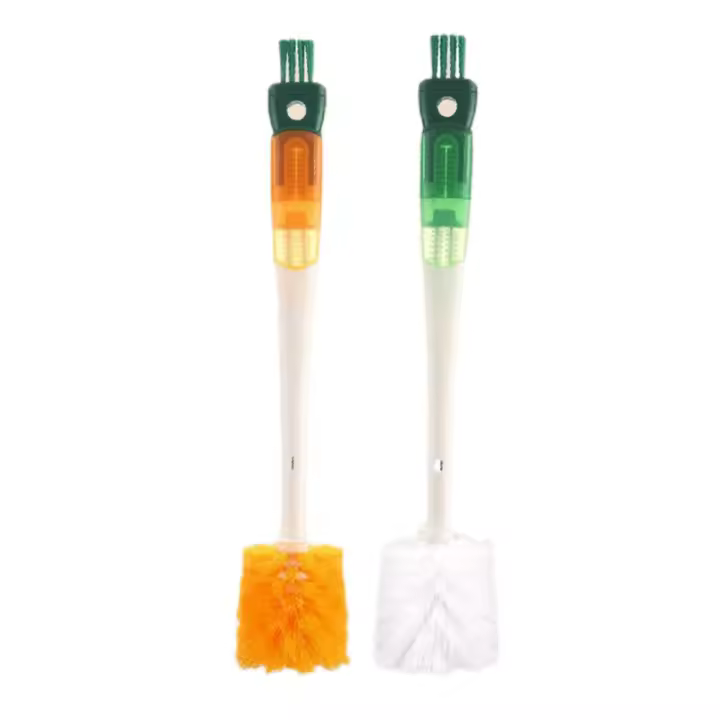 Cepillo De Limpieza Multifuncional De 5 En 1 Para Bebidas Y Botellas Con Mango Largo Limpiador De Tapas De Pajita - 1