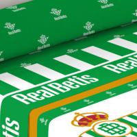 Juego de sábanas 3 piezas 50% algodón,50% poliéster Real Betis Balompié. Licencia Oficial - details 1