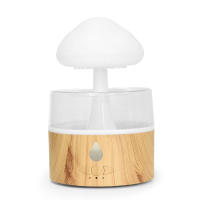 Nuevo humidificador de nube y lluvia con luces de colores, atomización ultrasónica, humidificación por gotas de lluvia, máquina de aromaterapia con forma de hongo y nube. - details 1