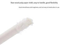 100PCS Bastones De Papel Para Cosméticos Desechables Cabezas De Algodón Individualmente Empaquetados Para Viajes Portátiles Y Sanitarios - details 4