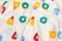 Conjunto De Ropa Infantil Para Bebés Niños Y Niñas Estilo Casual Verano Con Estampado De Letras Camiseta Y Shorts Moda Infantil Unisex Talla Ajustada Material Algodón Y Spandex - details 3