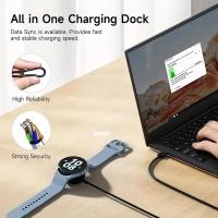 Cargador Inalámbrico Rápido USB Con Soporte Para Reloj Samsung Galaxy Watch 6 Watch5 pro Watch 5 4 3 2 1 44mm 40mm Cable De Carga Adaptador De Dock - details 13