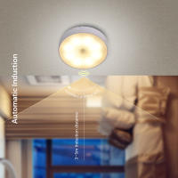 Lámpara De Pared LED Recargable Con Sensor De Movimiento Para Iluminación Nocturna En Cocina Comedor Dormitorio Foyer Estudio Baño - details 1