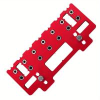 Kit De Localizador De Agujeros Para Madera Con Guía De Perforación Straight Juego De Juego De Herramientas Manuales De Aluminio - details 14