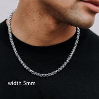 Collar De Cadena Cubana Para Hombre 2021 Moda Temperamento Acero Inoxidable Collar De Enlace Joyería Regalo Para Hombres - details 7