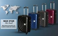 Max Star Maleta de Cabina 55x40x20cm, Rígida, Ruedas Gitaroria 360º, Ligera, Impermeable, Seguridad Numérica, Maleta de Viaje, Resistente - details 0