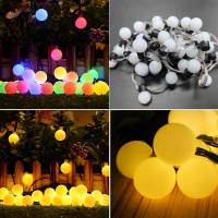 Garland De Luces LED RGBIC Impermeable Para Exterior Decoración De Fiesta De Boda Y Navidad Para Jardín Y Hogar Cadena De Luces USB DC5V Con Control Remoto SMD - details 3