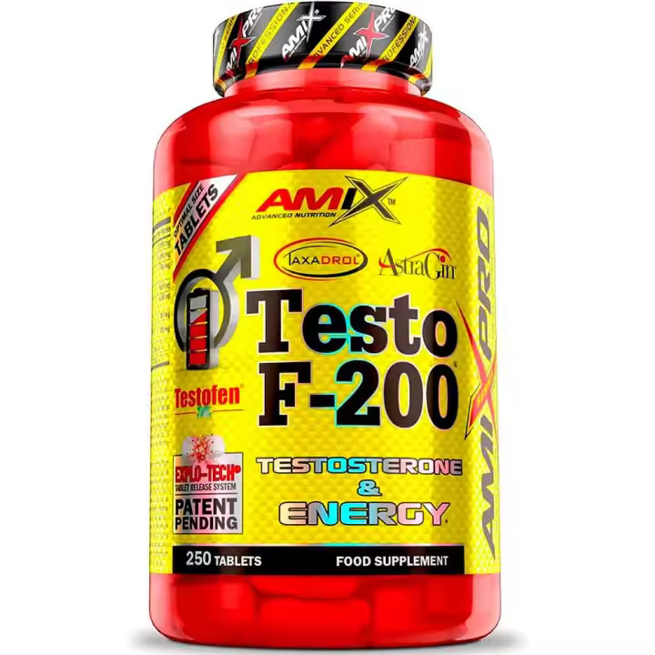 Amix Testo F-200® - Suplemento Natural para Aumentar Niveles de Testosterona - 1