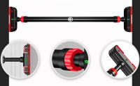 ManiBoom Barra Dominadas Puerta MULTIFUNCIONAL Sin Tornillos y PLEGABLE Carga 200kg - Pull Up Bar para Colgarse Ajuste PRECISO y Agarre Ergonomico- Barra Abdominales, Calistenia - details 0