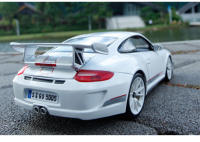 Modelo De Coche De Colección Bruago 1:18 Porsche 911 GT3 Blanco Azul En Metal Para Decoración Y Regalo Para Hombres - details 5