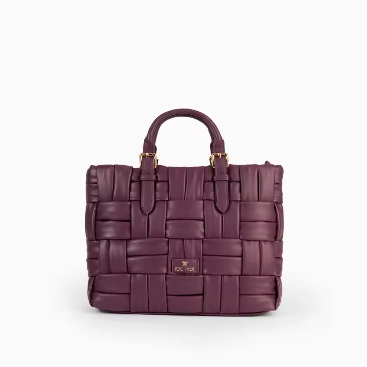Pepe Moll - Bolso de Mano 232211 Morado con Asa Bandolera Extraíble - 1