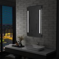 vidaXL Espejo de Pared de Baño con LED Accesorio de Maquillaje Tocador Dimensiones 50 x 60 cm, 60 x 80 cm, 60 x 100 cm - details 2