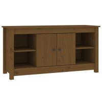 vidaXL Mueble de TV de madera maciza de pino 103x36,5x52 cm, Mueble de Salon, Mueble TV, Mueble TV salon, Mesa de TV, Mueble tele - details 3