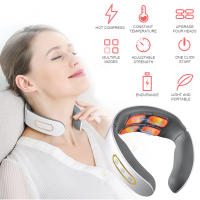 Masajeador De Cuello Y Hombros Eléctrico Con 4 Cabezas Pulso Magnético TENS Calor Alivio Del Dolor Relaxación De La Vertebra Cervical - details 1
