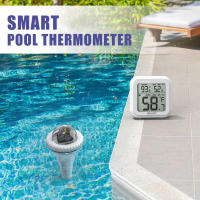 Termómetro Digital Para Piscina Con Sensor Flotante Inalámbrico Visibilidad 360° Termómetro Para Baños Calientes Piscinas Estanques Medidor De Temperatura Y Humedad - details 0