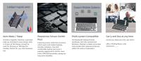 Teclado Plegable Jomaa Bluetooth Teclado Inalámbrico De Bolsillo Recargable Para iPhone iPad Tabletas Y Laptops Teclado Estándar De 61 Teclas Estilo Ergonómico - details 0