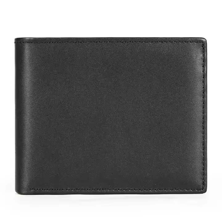 Cartera De Cuero Genuino Para Hombre WESTAL With Bolsillo Para MonedasY Tarjetas Tres Hojas - 1