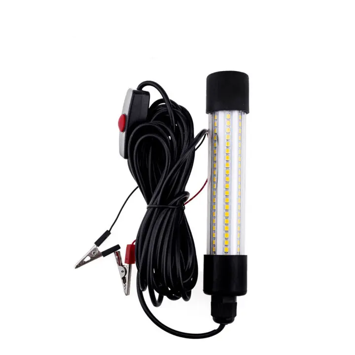 Luz De Pesca LED 12V 126Pcs 2835 SMD Impermeable Linterna Encantadora De Pescado Submersible Luz Submarina Para Pesca - 1