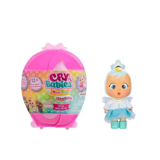 BEBÉS LLORONES LÁGRIMAS MÁGICAS Dress Me Up Sydney, Muñeca Coleccionable que Llora Lágrimas de Verdad con Ropa a Vestir y Accesorios, Juguete y Regalo para Niños y Niñas +3 Años - 1