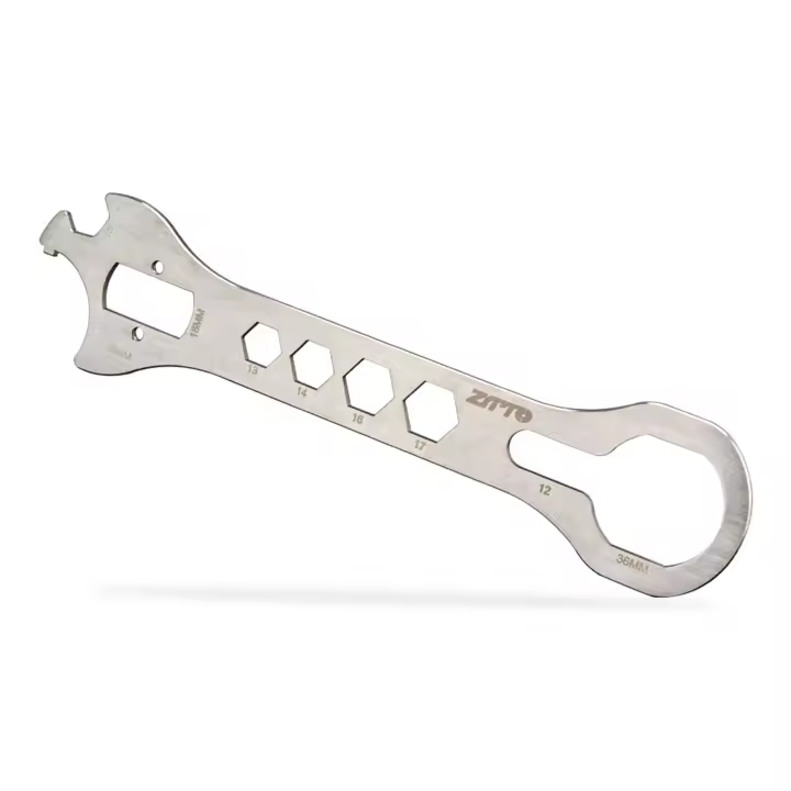 Llave De Bajada De Eje De Bicicleta Herramienta De Remoción De Eje De Bajada De Bicicleta Spanner De Reparación De Bicicletas - 1