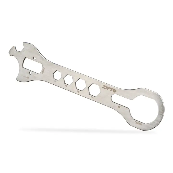 Llave De Bajada De Eje De Bicicleta Herramienta De Remoción De Eje De Bajada De Bicicleta Spanner De Reparación De Bicicletas - 1