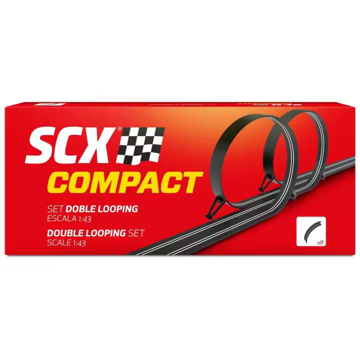 Scalextric Conjunto De Doble Bucle Rojo - 1