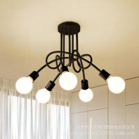 Lámpara De Araña Moderna Para Decoración Del Hogar Iluminación Sencilla Para Dormitorio Comedor Y Sala De Estar Montaje Directo - details 2