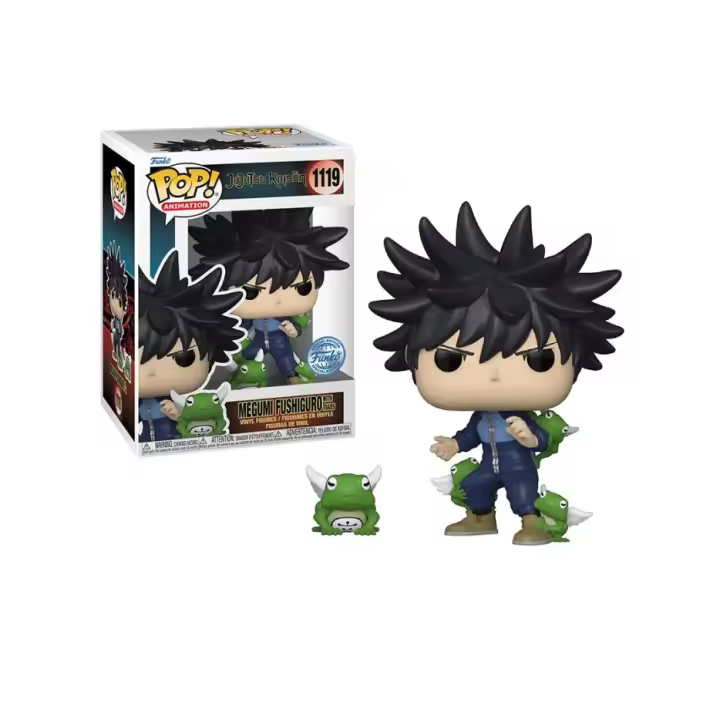 Funko Pop Megumi Fushiguro With Toads Jujutsu Kaisen Special Edition 1119 - 1